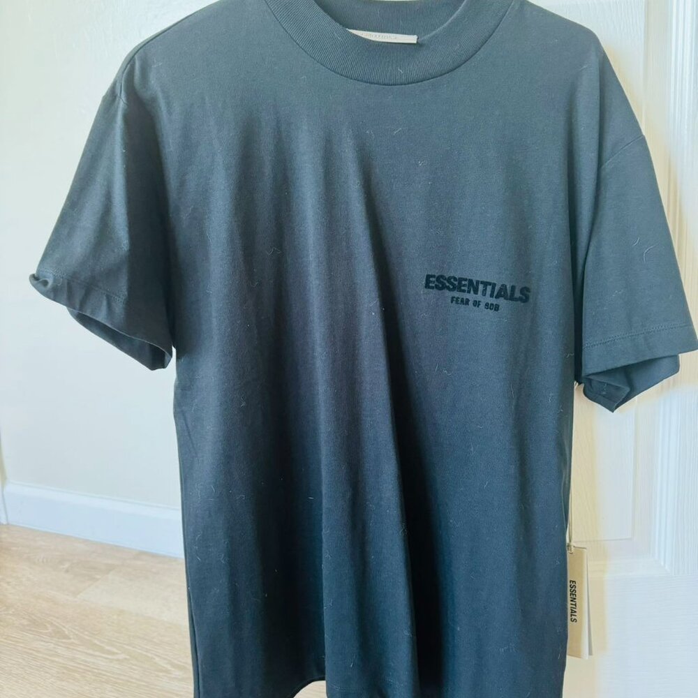 Essentials Fear of God Black T shirt